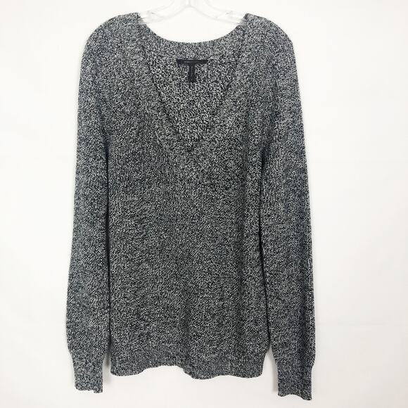 BCBGMaxazria Dark Academia Office Career Workwear Business Dressy Sweater Medium - Picture 2 of 12